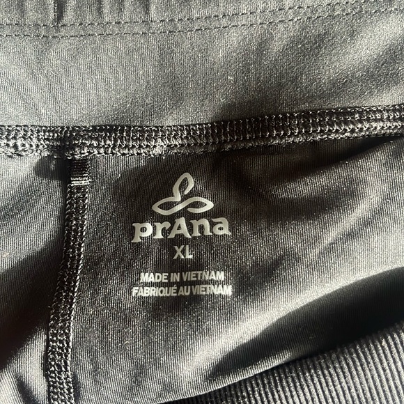 PRANA "Koen" Exercise Mini Skirt / Skort in Black: Sz XL - Picture 8 of 12